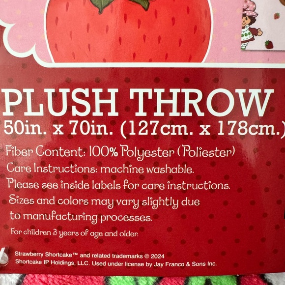 Strawberry Shortcake Blanket🍓 - Picture 3 of 3